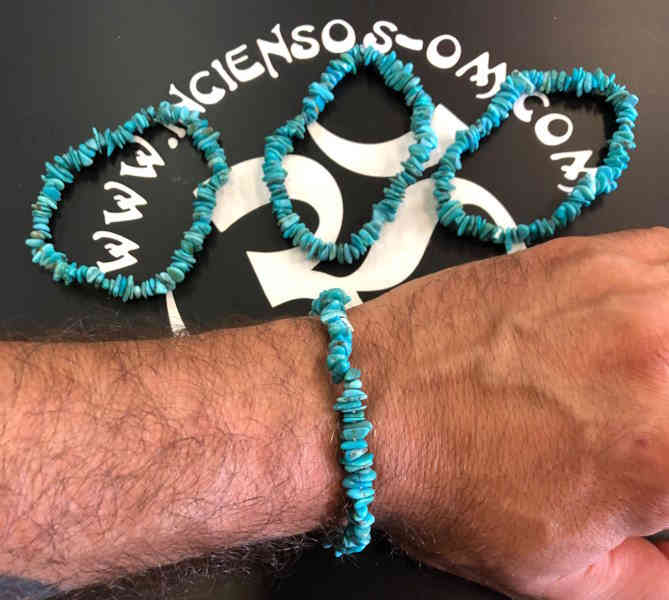Pulsera chip Turquesa